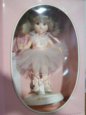 effanbee 'lil innocents 9" pink ballerina doll in box